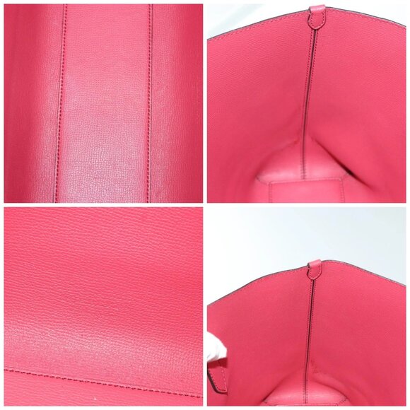 BURBERRY Nova Check Tote Bag PVC Beige Pink gold Auth - Picture 14 of 15